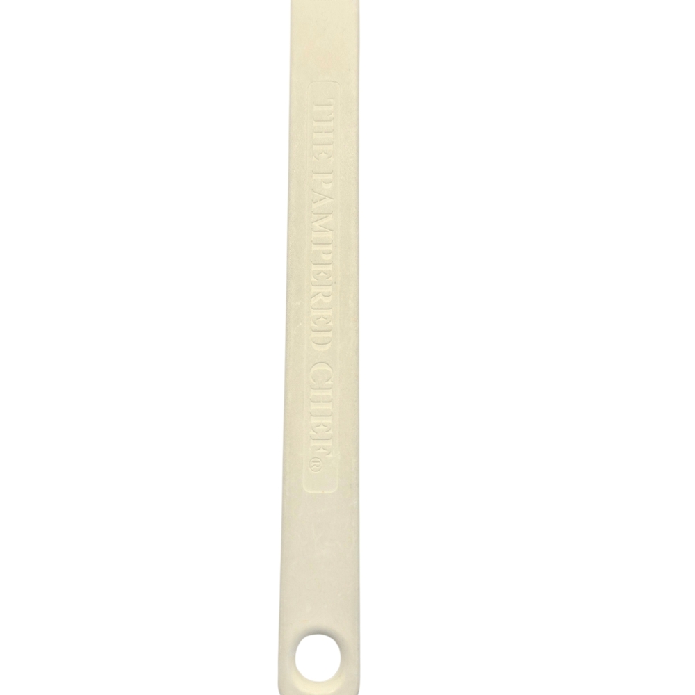 Pampered Chef White Silicone Scraper Spatula Set Heat Resistant Kitchen Tools - Picture 5 of 13